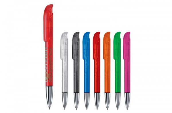 Balpen Atlas transparant met metalen tip