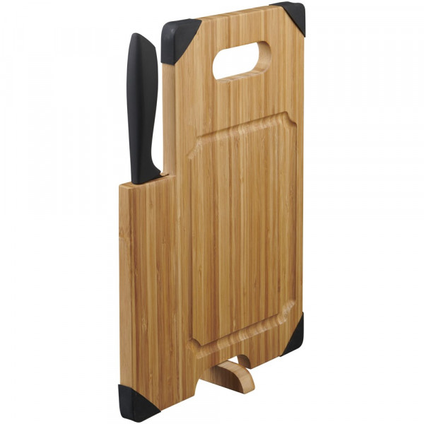 Avery bamboe snijplank met mes