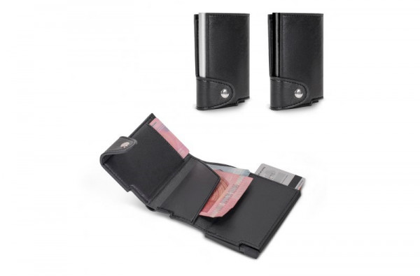 RFID kaarthouder met leerlook hoes