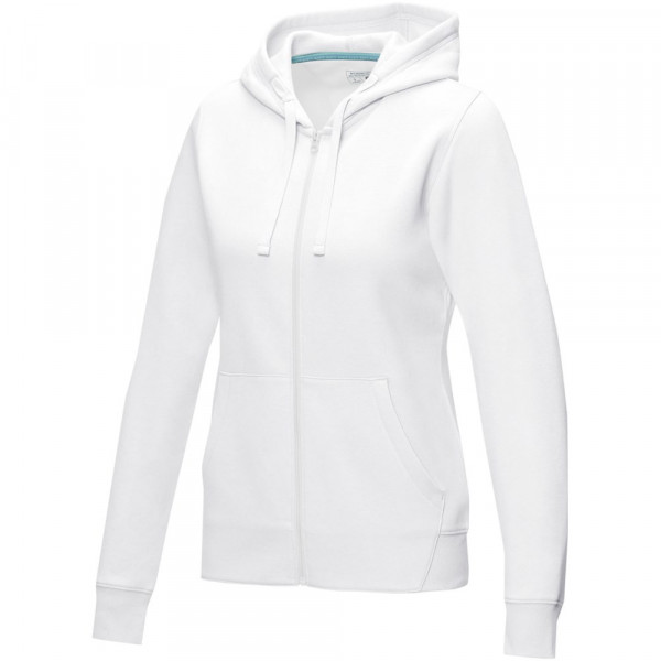 Ruby dames GOTS biologische GRS-gerecyclede hoodie met volledige rits