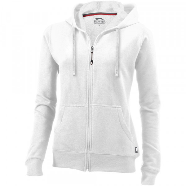 Open dames hoodie met ritssluiting