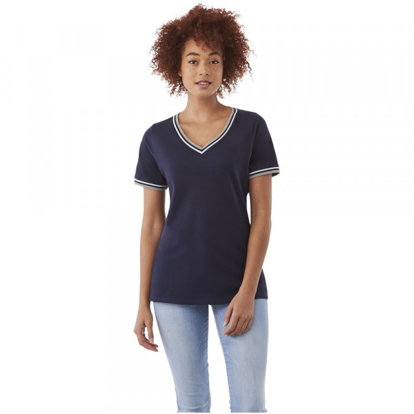 Elbert piqué dames t-shirt met korte mouwen