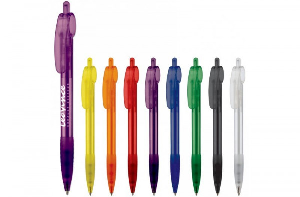 Balpen Covaal grip transparant