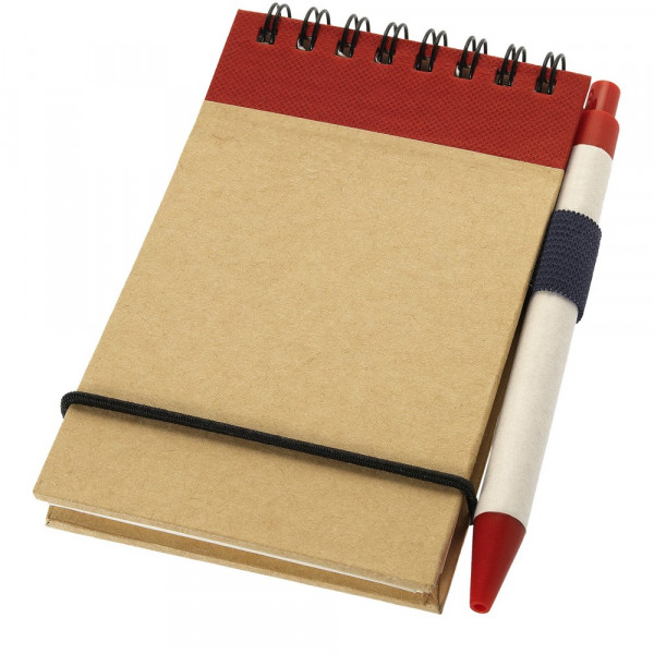 Zuse A7 gerecycled jotter kladblok met pen
