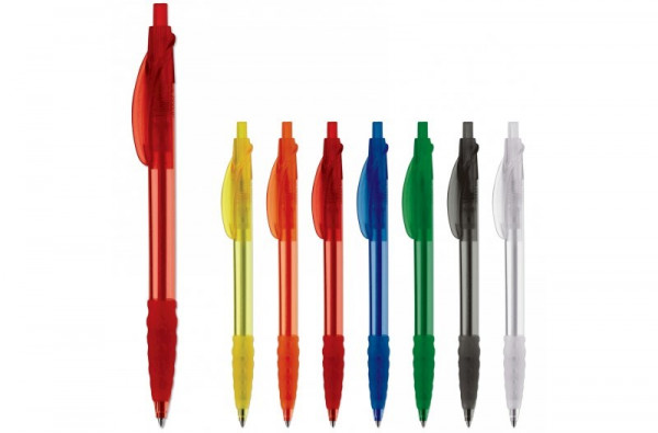 Balpen Cosmo grip transparant