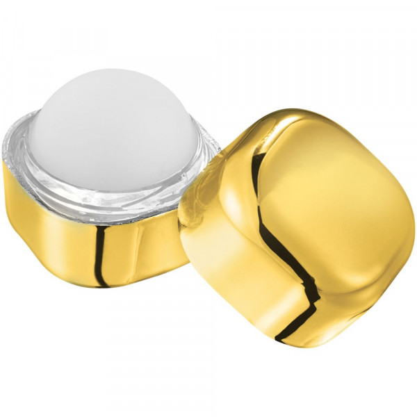 Rolli metallic-lippenbalsem zonder beschermingsfactor in een kubusverpakking