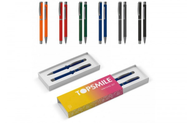 Schrijfset New York metaal